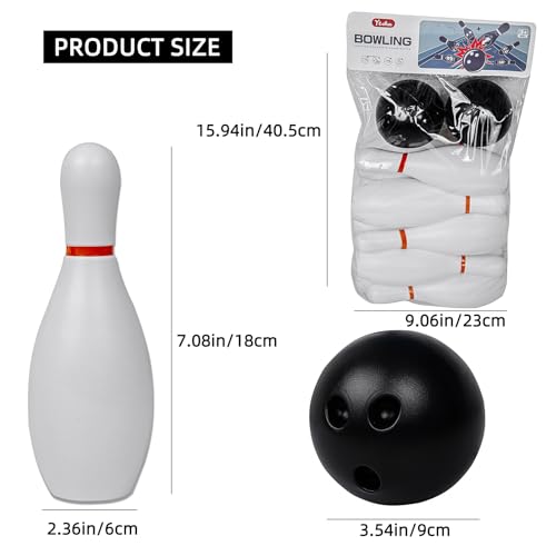 Kids Bowling Set, Bowling for Kids 2-5, Toddler Plastic Bowling pins Toys, Family Indoor Sports Games, Parent Child Interaction/Preferred for Birthday Parties