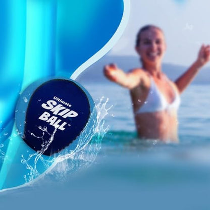 Activ Life The Ultimate Water Skip Balls, Water Bouncing Ball for Swimming Pool, Beach Toys for Friends, Family, Kids and Adults - style: Navy/Teal