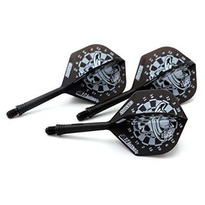 CUESOUL Jazz-Metal ROST Integrated Dart Shaft and Flights Standard Shape,Set of 3 pcs - color: CS-JMAK51XKLTB