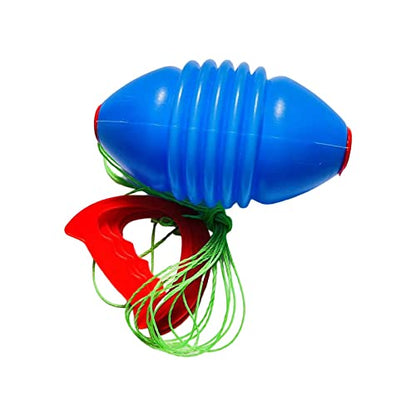 Pull Shuttle Ball Game, Sliding for Children, Outdoor Sport Jumbo Speed Ball for 2 Person Cooperative Shuttle Pulling Ball Children Toy, Blue