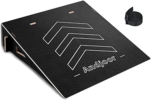 Kids Jumping Ramp for Skateboard, Bike, Scooter, BMX, RC Car and Dirt Bike, 25.2 in, Black - color: Black, size: L200