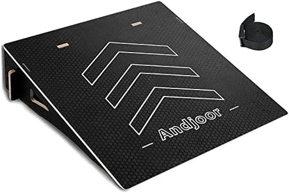Kids Jumping Ramp for Skateboard, Bike, Scooter, BMX, RC Car and Dirt Bike, 25.2 in, Black - color: Black, size: L200