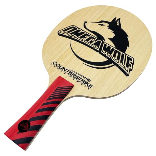 Counterstrike Omega Wolf Table Tennis Blade | ITTF Approved | The Perfect All-Around Blade | Professional Table Tennis Blade