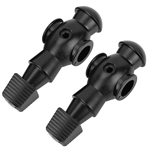 Zer one Table Soccer Men Player 2 PCS Foosball Players Replacement for Table Fun Game Toys - color: Black