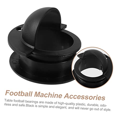 SUPVOX 12pcs Universal Entry Dishes for Football Gear Tabletop Soccer Game Replacement Parts Plastic Standard Foosball Tables Accessory