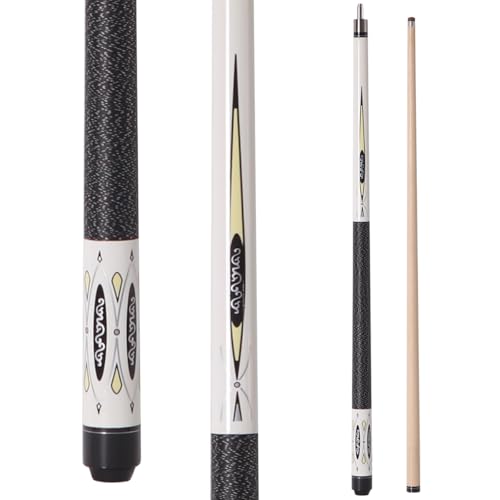 Canadian Maple Pool Cue Sticks (10mm/11.5mm/13mm), 58" 2-Piece Pool Sticks with Low Deflection Shaft,Billiard Sticks for Home, Bar, and Tournament Play - color: only cue10MM