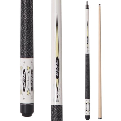 Canadian Maple Pool Cue Sticks (10mm/11.5mm/13mm), 58" 2-Piece Pool Sticks with Low Deflection Shaft,Billiard Sticks for Home, Bar, and Tournament Play - color: only cue10MM