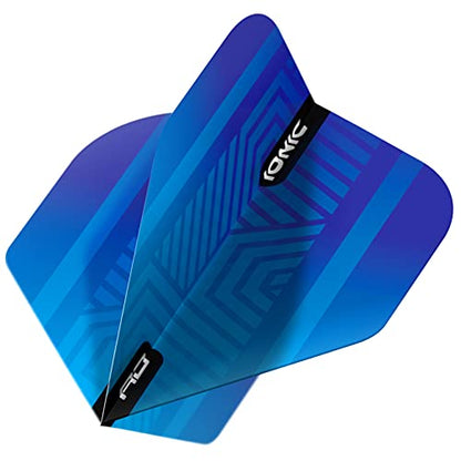 RED DRAGON Hardcore Ionic Dart Flights - 3 Sets Per Pack (9 Dart Flights in Total) - color: Blue