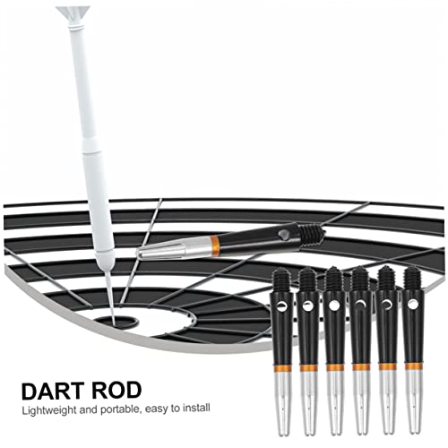 6pcs Darts Accessories Toys Rotary Shafts Aluminum Stems for Soft Tip Dart Shafts