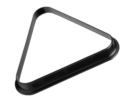 Black Plastic Billiard Pool Ball Triangle Rack, Fits 2-1/4 Inch Balls, 8-Ball