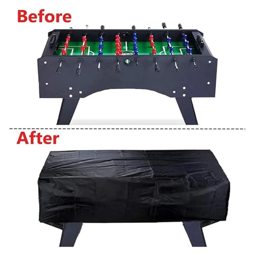 Foosball Table Cover Waterproof Foosball Table Cover Folding Soccer Dustproof Moisture Resistant Furniture Protection Case(Light Grey) - color: Light Grey