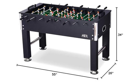 KICK Voyager 55" Foosball Table – Professional Full-Size Indoor Game Table