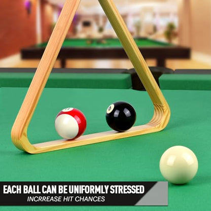 Billiard Balls Complete 16 Ball Set, Pool Balls Billiard Set 2-1/4" Regulation Size,New Upgrade Billiards Professional Pool Table Balls - color: New Upgrade