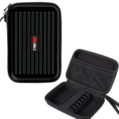CyeeLife - Dart Case for 6 Darts Soft Darts and Steel Darts, Dart Case Carry Bag Accessories