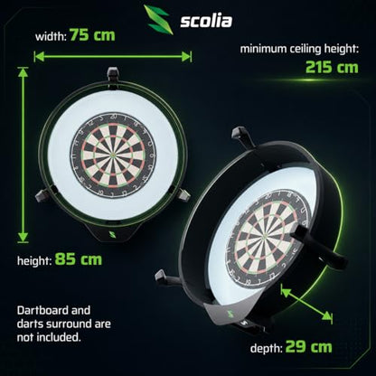 Scolia Automatic Darts Scoring Systems for Steel Tip Darts: Play Games & Tournaments Online or in-Person with Reliable Automated Chalking & Calling - style: Home-V2