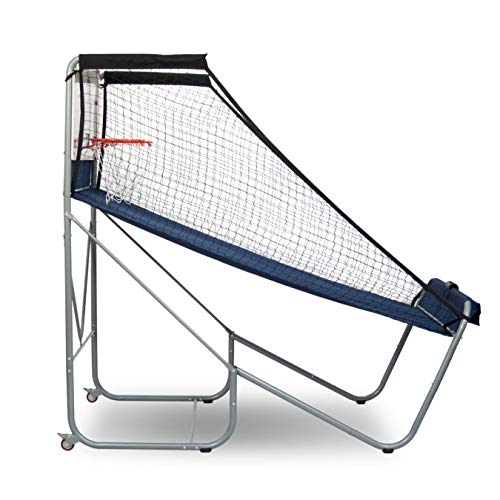 Pop-A-Shot - Home Dual Shot with NCAA Graphics l Sensor Scoring l 16 Game Modes l 7 Balls l Foldable Storage l for All NCAA Fans - style: Michigan Wolverines