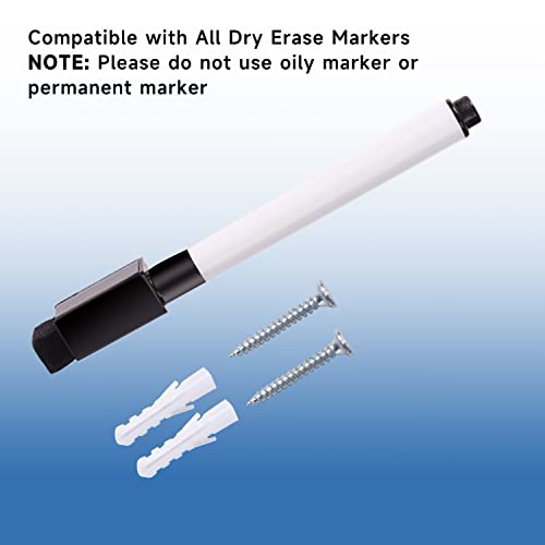 GSE Games & Sports Expert Dry-Erase Dart Scoreboard for Cricket and 01 Dart Games with Marker