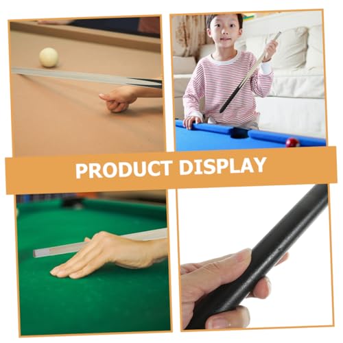 2Pcs Short Pool Cue Sticks Wooden Billiard Cue for Pool Tables Lightweight and Portable Training Sticks for Boys for Beginners