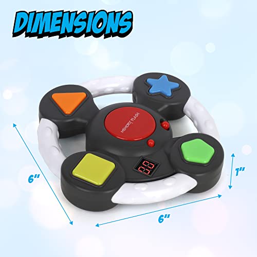 Point Games Handheld Memory Game, Kids Electronic Games, Sequence Fun for Kids with Lights & Sounds, Brain Challenge for Boys & Girls Ages 8+ - style: Star Memory Flash