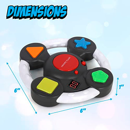 Point Games Handheld Memory Game, Kids Electronic Games, Sequence Fun for Kids with Lights & Sounds, Brain Challenge for Boys & Girls Ages 8+ - style: Star Memory Flash