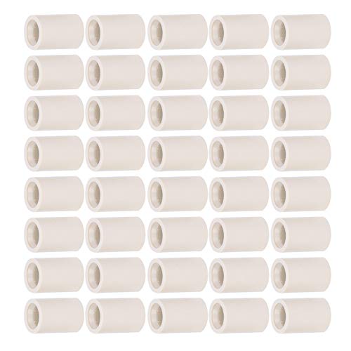 40Pcs Fiber Billiards Stick Pool Cue Ferrules Tubes Replacement Parts Repair Accessories Leisure Sports Game Room Cue Ferrule Pool Replacement Kit Stick Ferrules Kamui - size: 13MM 0.8 inches