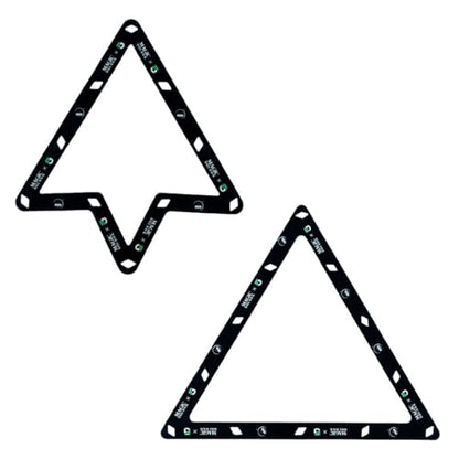 Fedor Gorst MagicRack 8-Ball + 9/10-Ball Combo Pack, Precision Rack for Perfect Breaks, Durable Pool Ball Template