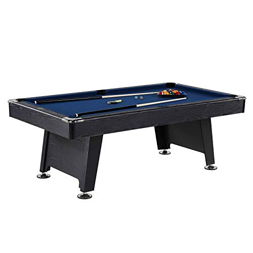 Barrington Billiards Multiple Styles Pool Table, Preassembled Playfields with Complete Billiard Accessory Sets, Perfect for Family Game Rooms | Multiple Styles - style: 7 Ft. Modern
