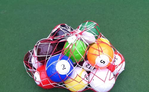 16 Pcs Snooker Balls Soccer Table Game Street Ball Huge Billiards Football for Pool Ball Toy Sport Inflatable - color: 5.91in