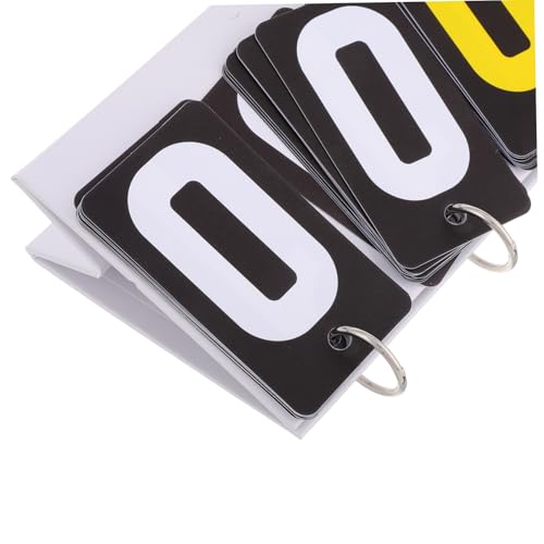 Hemoton Portable Sports Scoreboard Tabletop Flipper for Game Night Softball Tennis