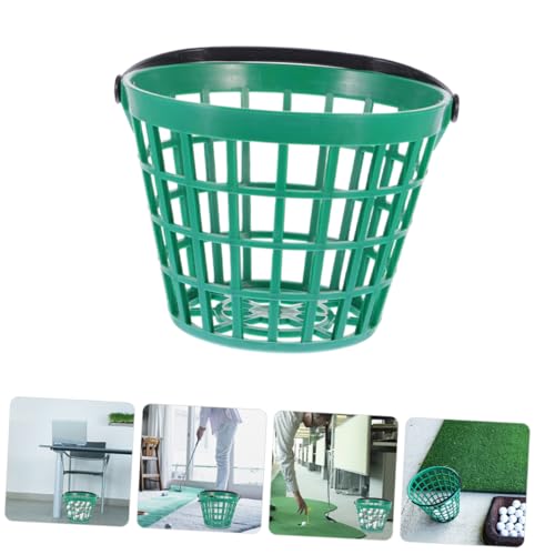 Luxshiny 2pcs Plastic Golf Basket Lightweight Storage Holder for Golf Multi-use Organizer for and Tennis Outdoor Accessory - size: 16.50X16.50X12.50CM