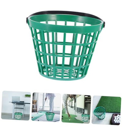 Luxshiny 2pcs Plastic Golf Basket Lightweight Storage Holder for Golf Multi-use Organizer for and Tennis Outdoor Accessory - size: 16.50X16.50X12.50CM
