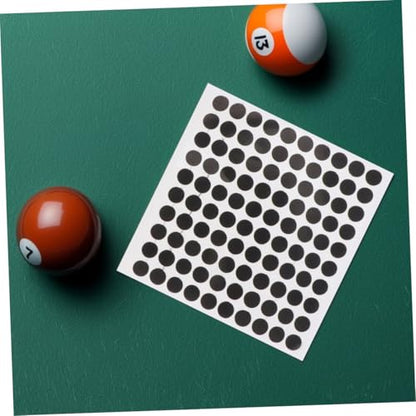 4PCS Pool Table Marker Dots Billiard Ball Position Stickers Sturdy Table Position Mark Dot for Billiards Practice and Aiming Training