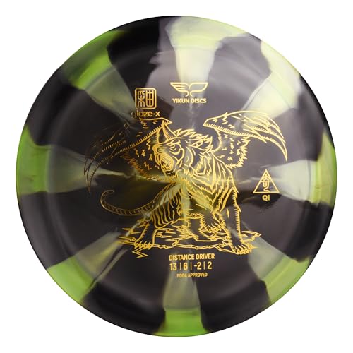 Yikun Disc Golf Driver - 170-175g PDGA Approved Fairway Distance Drivers | Glow, Glaze Line & Phoenix Line Options | Professional Golf Discs for Outdoor Games & Competition (Color May Vary) - color: Pink