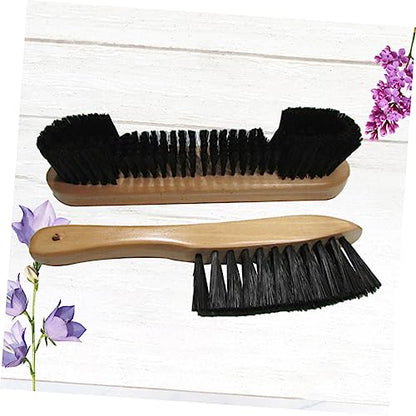 Sosoport 2 Pack Pool Table Brush Rail Brush Set Pool Table Cleaner Small Handle