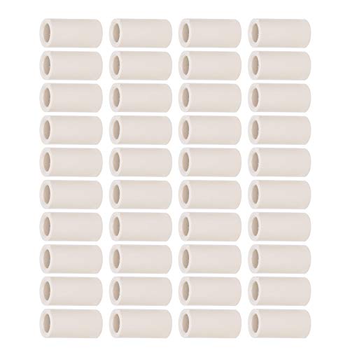 40Pcs Fiber Billiards Stick Pool Cue Ferrules Tubes Replacement Parts Repair Accessories Leisure Sports Game Room Cue Ferrule Pool Replacement Kit Stick Ferrules Kamui - size: 13MM 1 inch
