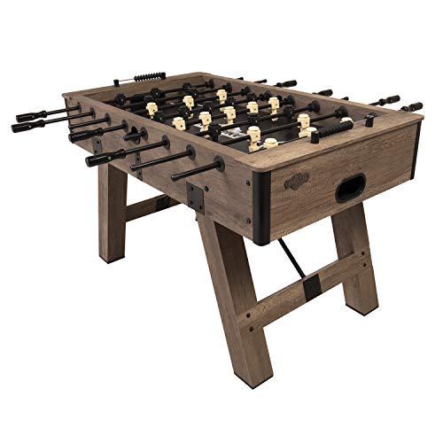 American Legend Foosball Tables - Modern Design - Official Size Playfield - Kirkwood and Manhattan Styles - color: Brown
