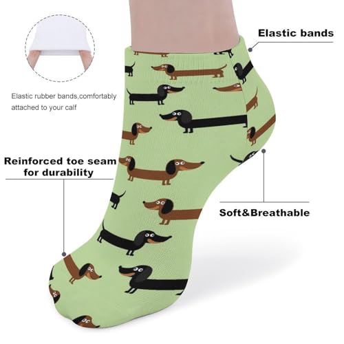 5 Pairs Women’s Low Cut Ankle Socks, Soft Athletic No Show for Running Yoga Daily Wear - color: Picture (17)