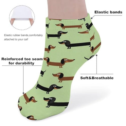 5 Pairs Women’s Low Cut Ankle Socks, Soft Athletic No Show for Running Yoga Daily Wear - color: Picture (17)