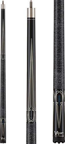Viper by GLD Products Sinister 58" Pool Cue - color: Black with Cream, size: 19 Ounce
