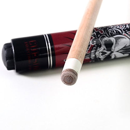 CUESOUL 58 inch 1/2 Maple Pool Cue Stick Kit-Rockin Series - color: G408, size: 21oz