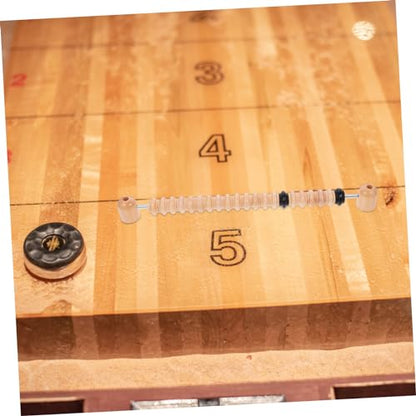 LIOOBO Table Shuffleboard Score Counters Portable Score Markers Billiard Scorekeeper Crafted