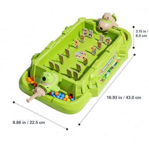 predolo Mini Pinball Game, Airplane Theme Pinball Machine with Lights and Sounds, Electronic Scoring Desktop Game, Portable Pinball for Kids 4+