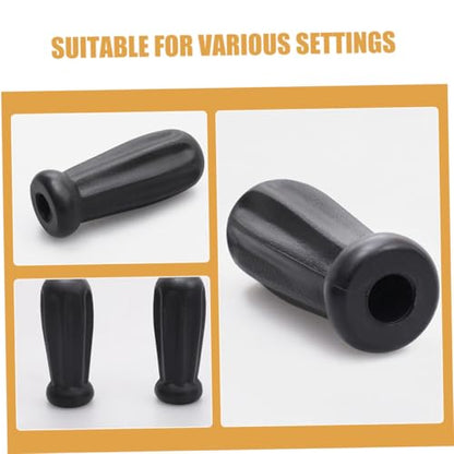 ibasenice 2pcs Plastic Foosball Table Handle Grips and Comfortable End Caps for Table Soccer Rods Replacement