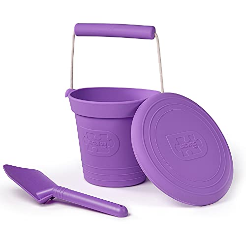 Bigjigs Toys Frisbee Flying Disc (Lavender Purple) - Silicone Frisbee for Kids, Quality Flying Saucers, Beach Toys & Garden Toys, Holiday Toys for Toddlers - color: Lavender Purple