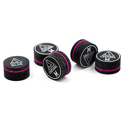 CUESOUL Cue Tips-Pool Cue Tip/Snooker Cue Tip/Glue on Tip - color: Pool cue tip-M