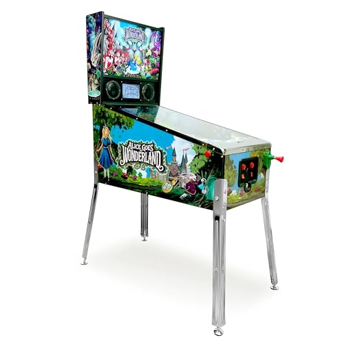 Alice Goes to Wonderland Pinball Machine with LED Lighting