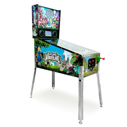 Alice Goes to Wonderland Pinball Machine with LED Lighting