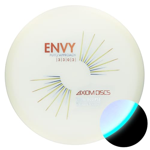 Axiom Discs Total Eclipse Glow 2.0 Envy Disc Golf Putter (Colors May Vary)