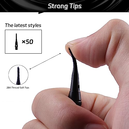 CyeeLife Darts Plastic Tip,Soft Tip Darts Set,12 Pcs 18 Gram with 50 Extra Dart Tips for Electronic Dartboard