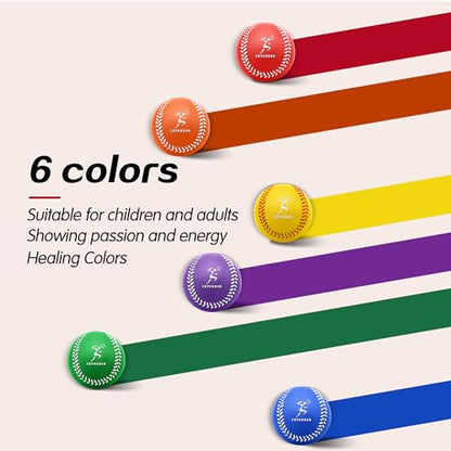Foam Baseballs, Soft Baseballs 6 Pack and 12 Pack for Kids Beginners Training Ball, Safe Throwing for Indoor or Outdoor Play with Carrying Bag, Baseball Gifts for Boys and Girls - size: 12Pce